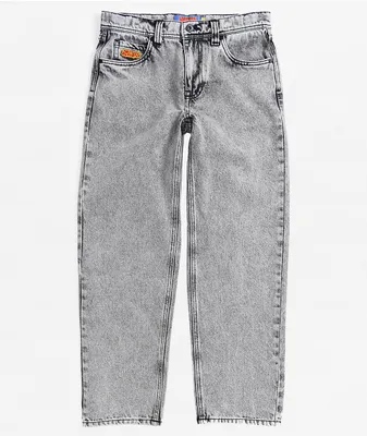 Empyre Kids Loose Fit Grey Scramble Skate Jeans