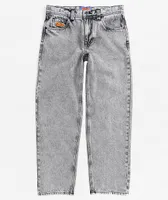 Empyre Kids Loose Fit Grey Scramble Skate Jeans