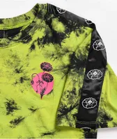 Empyre Kipsy Snake Green Tie-Dye Crop T-Shirt
