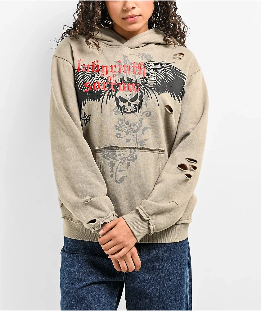 Empyre Labyrinth Franklin Grey Hoodie