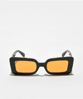 Empyre Lana Black Oversized Square Sunglasses