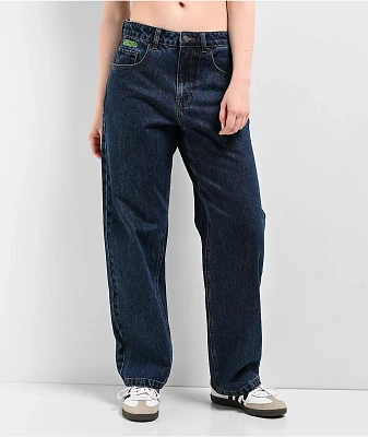 Empyre Loiter Blue Straight Leg Jeans