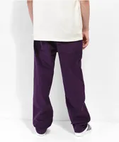 Empyre Loose Fit Dark Purple Corduroy Skate Pants