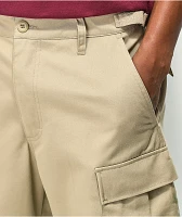Empyre Loose Fit Khaki Cargo Skate Pants