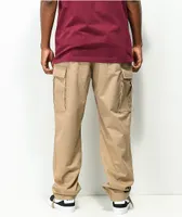Empyre Loose Fit Khaki Cargo Skate Pants