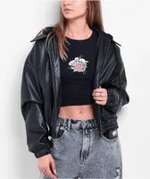 Empyre Lorelei Black Bomber Jacket