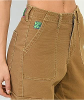Empyre Marlo Bronze Brown Canvas Cargo Pants