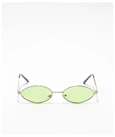 Empyre Miller Slim Round Green Sunglasses