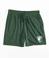 Empyre Ready Dark Green Mesh Shorts