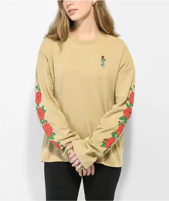 Empyre Reelah Rose Tan Long Sleeve T-Shirt