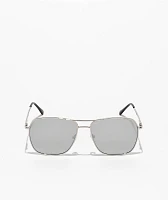 Empyre Saloon Square Silver Pilot Sunglasses