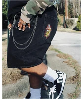 Empyre Shmutz Black Denim Skate Shorts