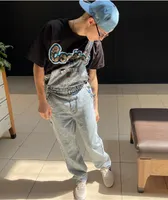 Empyre Suzie Light Wash Denim Overalls