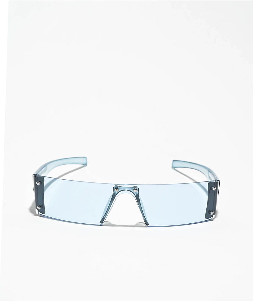 Empyre Token Bike Shield Blue Sunglasses