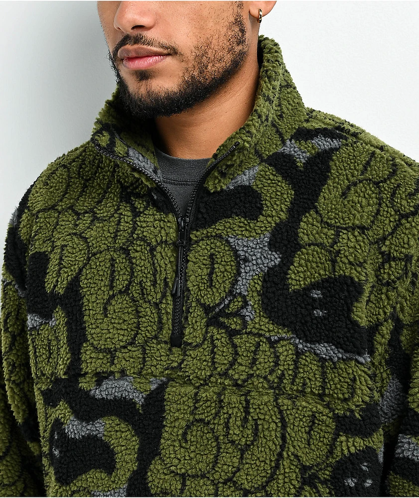 Empyre Tommy Green Quarter Zip Fleece