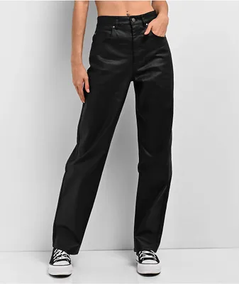 Empyre Tori Black Coated Denim Jeans