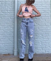 Empyre Tori Courtney Wash Skate Jeans