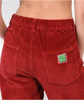 Empyre Tori Pleated Wine Corduroy Skate Pants