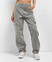 Empyre Tori Porkchop Pocket Grey Cargo Skate Jeans