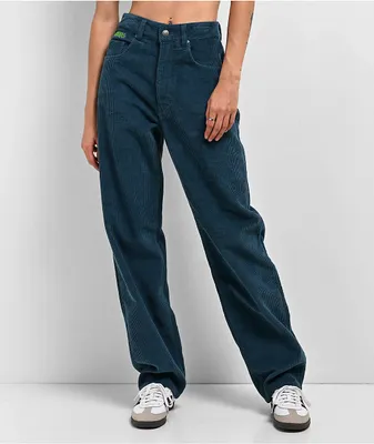 Empyre Tori Teal Corduroy Skate Pants