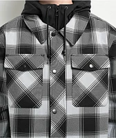 Empyre Traversed Black & Grey Plaid 10K Snowboard Jacket
