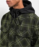 Empyre Traversed Green & Black Plaid 10K Snowboard Jacket 2024