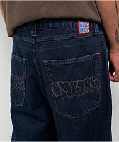 Empyre Ultra Loose Fit Evening Dark Blue Jeans