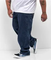 Empyre Ultra Loose Fit Evening Dark Blue Jeans