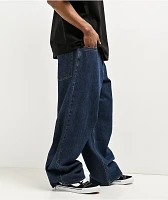 Empyre Ultra Wide Evening Dark Blue Skate Jeans