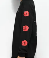 Empyre Vertigo Rose Black Long Sleeve T-Shirt