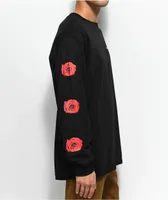 Empyre Vertigo Rose Black Long Sleeve T-Shirt