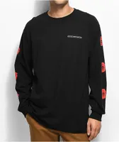 Empyre Vertigo Rose Black Long Sleeve T-Shirt