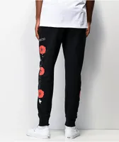 Empyre Vertirose Black Jogger Sweatpants