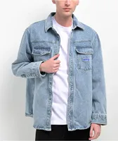 Empyre Wayne Blue Denim Long Sleeve Shirt