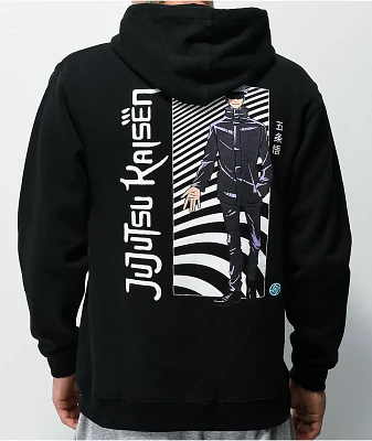Episode x Jujutsu Kaisen Standing Gojo Black Hoodie
