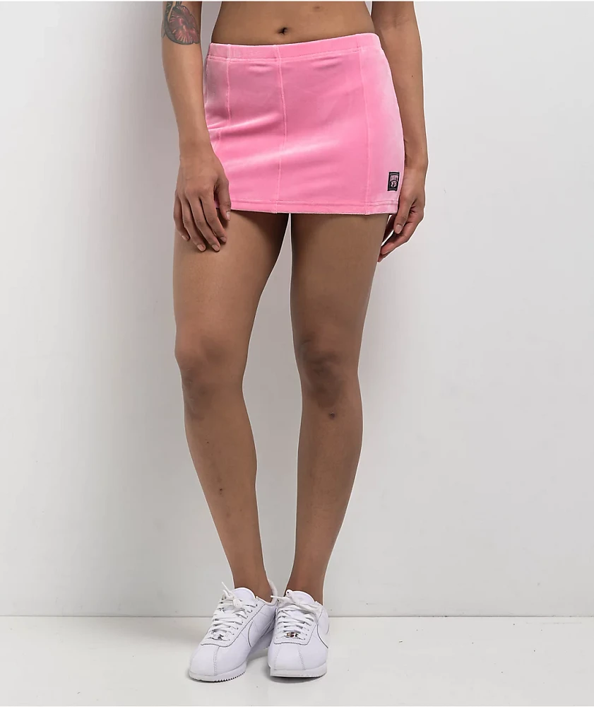 FB County Pink Velour Skirt