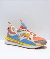 FILA Sandenal Dusty Orange, Blue & Gold Shoes