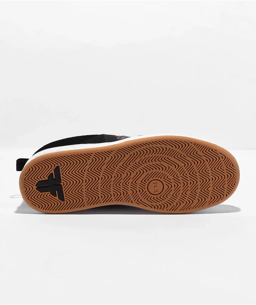 Fallen The Crest Black & Gum Skate Shoes