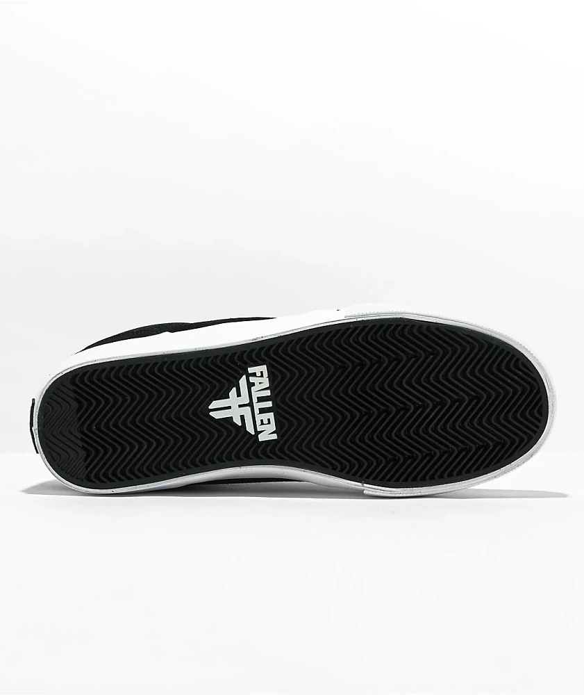 Fallen The Fiend II Black, Red, & White Skate Shoes