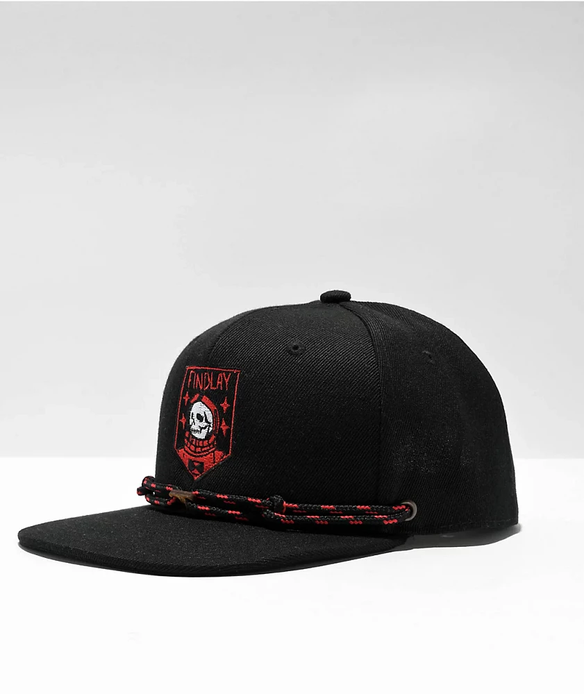 Findlay Deathstronaut Black Snapback Hat