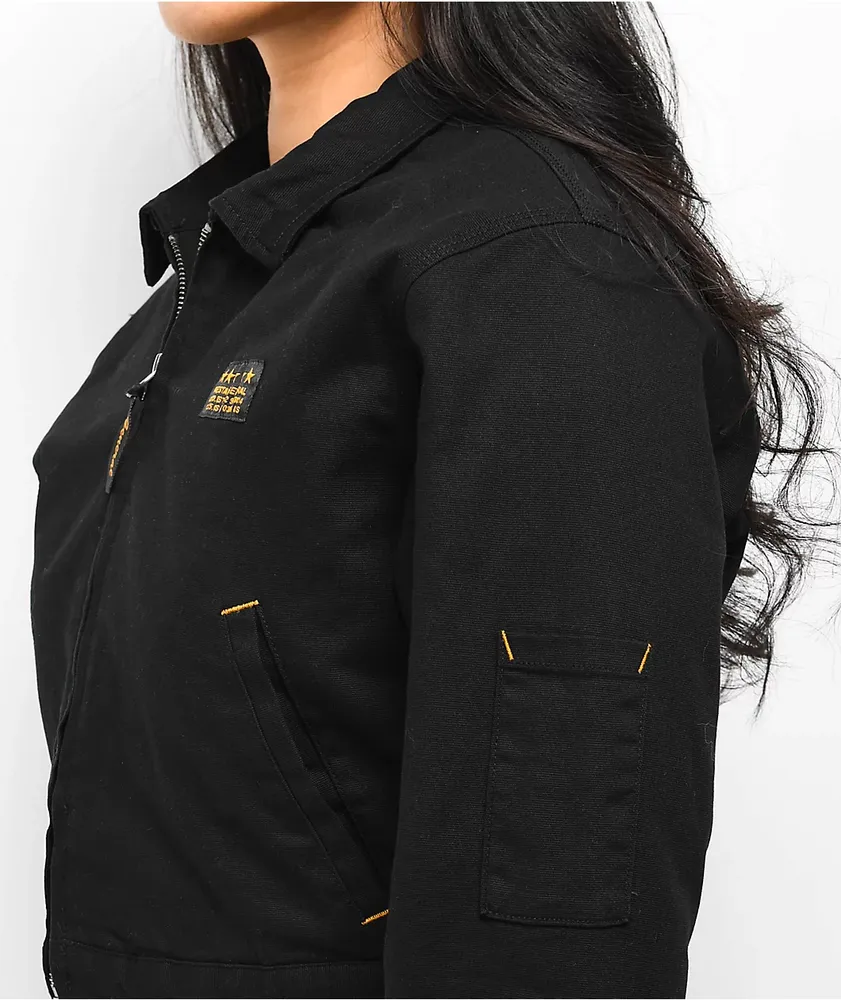 Fivestar General Service Black Crop Work Jacket