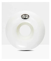 Form Solid White 52mm Skateboard Wheels