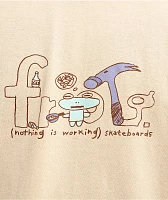 Frog Nothing Is Working Natural T-Shirt