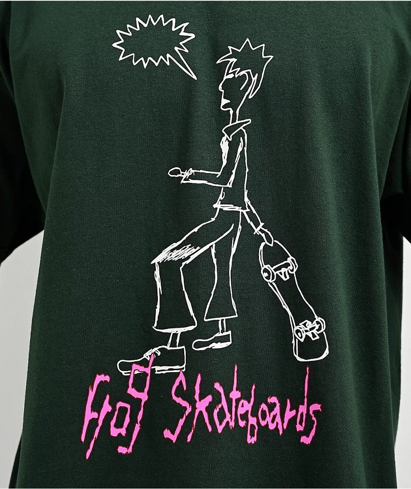 Frog Skater Green T-Shirt