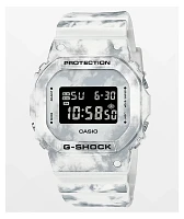 G-Shock DW5600 White & Black Marble Digital Watch