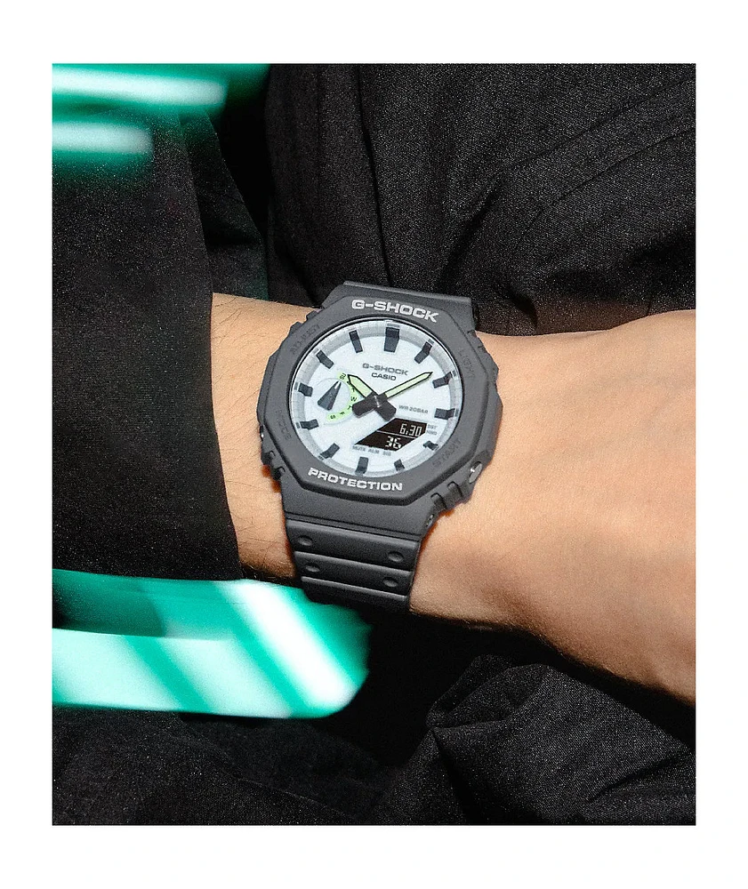 G-Shock GA2100HD-8A Grey & Glow In The Dark Analog Watch