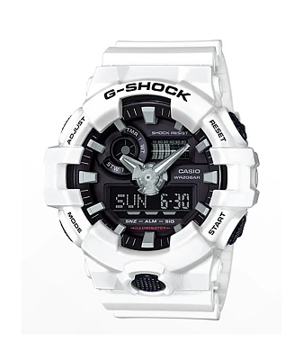 G-Shock GA700-7A White & Black Watch