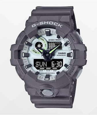 G-Shock GA700HD-8A Grey & Glow In The Dark Analog Watch