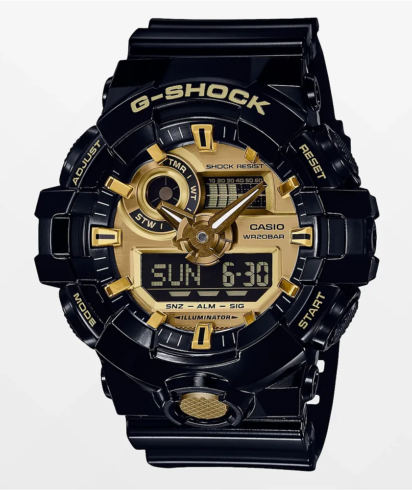 G-Shock GA710GB-1AG Black & Gold Watch