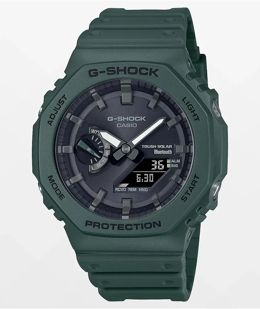 G-Shock GAB2100-3A Green & Black Bluetooth Solar Watch